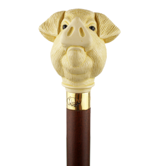 canne tête de cochon
